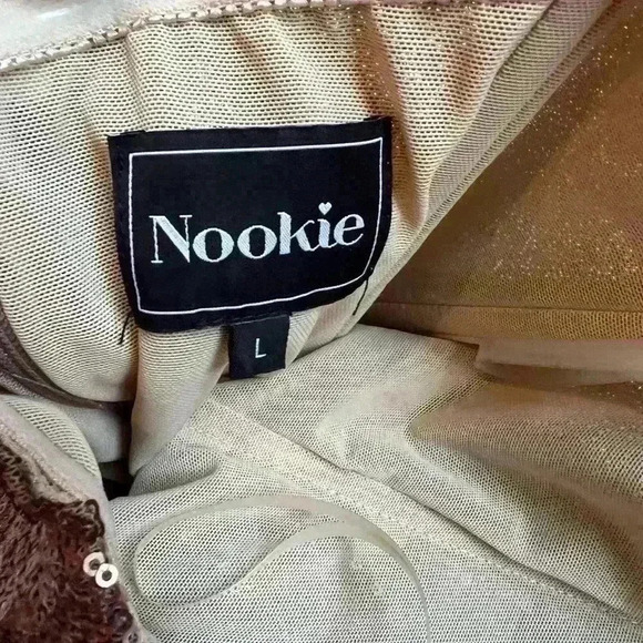 Nookie Valentina Gown size large (color: Bronze) - Picture 3 of 7